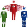 PJ Masks Turbo Blast Gekko Dress Up Set with Soft Mask, Size 4-6X, Kids Pretend Play Costumes, Green, Kids Toys for Ages 3 Up by Just Play