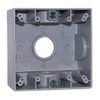 Sigma Engineered Solutions, Gray Sigma Electric 14357 1-Inch 3 Hole 2-Gang Box