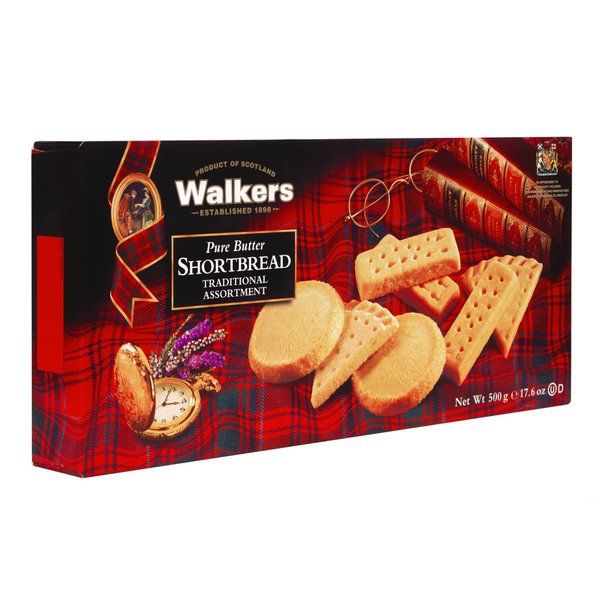 Walker’s Pure Butter Shortbread Traditional Assortment - 17 Assorted Cookies Per Box - Authentic Shortbread Cookies from Scotland