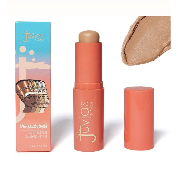 Juvia's Place Shade Stick Foundation, Concealer, Contour, Marrakesh, Medium w/Neutral Warm Undertone, 34 oz