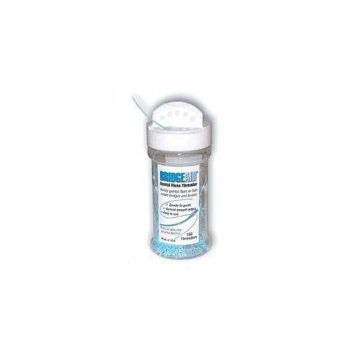 BridgeAid Dental Floss Threader Bottle 150, 3 Pack