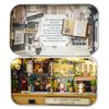 Spilay DIY Miniature Dollhouse Wooden Furniture Kit,Handmade Mini Iron Box Theater Model,1:24 Scale Creative Doll House Toys for Lovers (in A Happy Corner) Q05