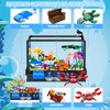 Tenhorses Fish Tank Building Block Set, Lighting Aquarium Sets Including Marine Life, a Submarine and a Treasure Chest, Building Block Toy for 6+, Gift for Sea Lovers.
