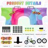 Fingerboard Skate Park Kit,12-in-1 Bigger Finger Skateboard Ramp Set with 2 Fingerboards,1 Finger Bike, 12 Deck Ramp for Boys or Girls Gift, Mini Finger Board Skate Training for Kids Ages 3+