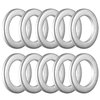 10 Pcs Aluminum Oil Drain Plug Gaskets Crush Washers Seals Compatible with Hon da Accord Civic CRV CR-V Acura Odyssey Pilot Fit Ridgeline Element, fit The Part # 94109-14000, Used for Oil Change