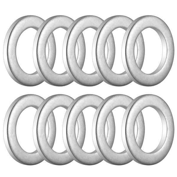 10 Pcs Aluminum Oil Drain Plug Gaskets Crush Washers Seals Compatible with Hon da Accord Civic CRV CR-V Acura Odyssey Pilot Fit Ridgeline Element, fit The Part # 94109-14000, Used for Oil Change