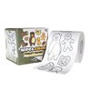 Laughing Smith Funny Toilet Paper Novelty Tissue Roll with Cute and Funny Shapes Printed on Every Sheet - Wipe & Color Funny Toilet Paper - Perfect for Practical Jokes & Gag Gifts!