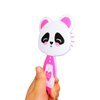 Artkingdome 5.3'' Cute Panda Handle Comb Toddler Hair Brush Detangling Anti-static Soft Massage for Kid's Curly Straight Wet Dry Hair brushes Hair Combs Gift Pink