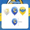 Volleyball Theme Party Supplies Volleyball Birthday Party Decorations Includes Volleyball Happy Birthday Banner Cake Topper Cupcake Toppers Balloons for Sports Party Volleyball Theme Party