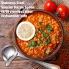 Small Ladle Gravy Ladle Drizzle Spoon 18/10 Stainless Steel Saucier Sauce Soup Spoon for Spooning Gravies and Sauces (2 Pieces)