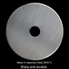 Rotary Cutter Blades 45mm 10 Pack by KISSWILL, Fits Fiskars, Olfa, Martelli, Dremel, Truecut, DAFA Rotary Cutter Replacement for Quilting Scrapbooking Sewing Arts &Crafts, Sharp and Durable