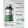 Horbäach Aged Black Garlic Capsules 1500mg | 60 Count | Fermented Extract Supplement | Non-GMO, Gluten Free
