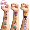 Cat Temporary Tattoos Themed Birthday Party Supplies Favors Decorations 96 PCS 8 Sheets Cute Fake Tattoo Stickers Party Games For Children Kids Boys Girls School Gifts Rewards Home Activity