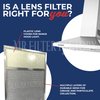 2-Pack Air Filter Factory 8-1/4 x 23-1/2 x 3/8 Inches Range Hood Aluminum Lens Grease Filters