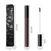 BINGBRUSH 2 Pcs Moisturizing and Silky Velvet Lipgloss Set, Matte Longwear Waterproof Smooth Lipstick for Makeup Collection - Nourishing Lipstick Lipgloss Lip Stain (set01)