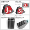3 Inch Clipper Guards, Hair Clipper Guide Combs Premium for Wahl Clippers Mega Cutting Guides/Combs with 8 Cutting Lengths from 1.25-3 Inch Fit Most Size Wahl Clippers