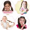 20 PCS Acrylic Blingbling Cute Candy Color Hair Bands Girls Hair Ring Ponytail Holder Hair Accessories for Toddlers girls Teens