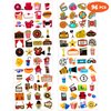 Movie Night Temporary Tattoos Birthday Theme Party Decorations Favors Supplies Cute Stickers Tattoo 8 Sheets 96 PCS Gifts for Kids Girls Boys Decor Class School Reward Carnival Christmas