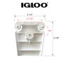 Igloo Cooler Plastic Parts Kit - 2 Latches, 3 Hinges, Latch Post & Screws