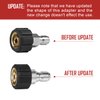 WOJET Pressure Washer Adapter Set, Quick Disconnect Kit, M22 Swivel to 3/8'' Quick Connect, 3/4" to Quick Release, M22 to M22 Convert