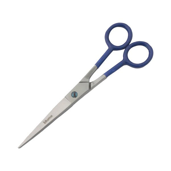 Scissors-Hair Cutting/Hairdressing/Barber Salon/Hairdressers Stainless Steel Scissors for Men Women and Children -Barber Hair Cutting Professional Super Cut -PVC Grip Stainless Steel (Navi Blue)