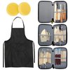 Blisstime Set of 42 Clay Sculpting Tool Wooden Handle Pottery Carving Tool Kit