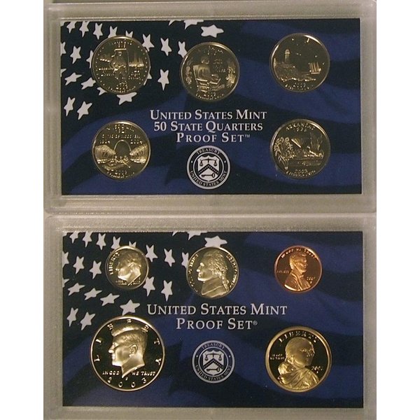 2003 S Proof Set in Original US Government Packaging