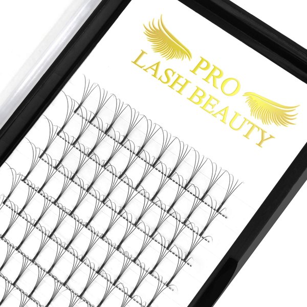 Premade Volume Eyelash Extensions 4D-C-0.07-16 Long Stem Premade Fans Eyelash Extensions .07 .10 Premade Volume Fans Volume Lash Extensions C D Curl(4D-C-0.07,16 mm)