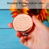 FRluceat Granddaughter Gifts from Grandma Grandpa Mirror for Girl Granddaughter Gifts Ideas Inspirational Birthday Gifts for Women Graduation Gift for Granddaughter Compact Keepsake for 18th