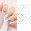 7 Sheets Stars Nail Art Stickers Decals, Nail Supplies 3D Self-Adhesive Nail Decals Metallic Stars Shiny Glitter Gold Silver White Nail Designs Stickers for Acrylic Nails Art Decoration Accessories