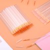 eBoot 100 Pack Disposable Eyeliner Brush Applicator Cosmetic Eye Wands Makeup Tool (Clear)