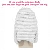 Ebingoo White Judge Wig + Glasses + Wig Cap Judge Colonial Wig Adult Judge Costume Accessories White Lawyer Wig for Men Halloween Party Costume Cosplay