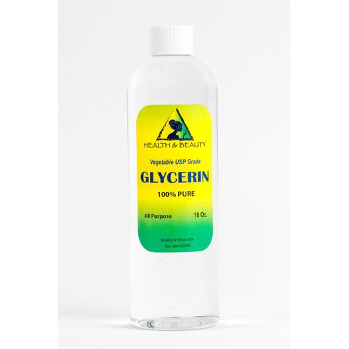 Glycerin Vegetable Oil USP Grade Natural Fresh 100% Pure 16 oz