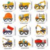 Waenerec Construction Party Favors 12PCS Construction Party Glasses with Tractor Excavator Dump Truck Plastic Construction Toys Gift for Kids Toddlers Construction Birthday Party Decorations Supplies