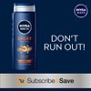 NIVEA MEN Sport Body Wash with Revitalizing Minerals, 3 Pack of 16.9 Fl Oz Bottles