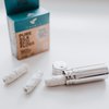 Biodegradable Dental Floss by TreeBird | Refillable & Reusable Zero Waste Steel Dispenser | 3x33yd Waxed Natural Cruelty Free Peace Silk Spools | 100% Compostable | Eco Friendly Plastic Free Oral Care
