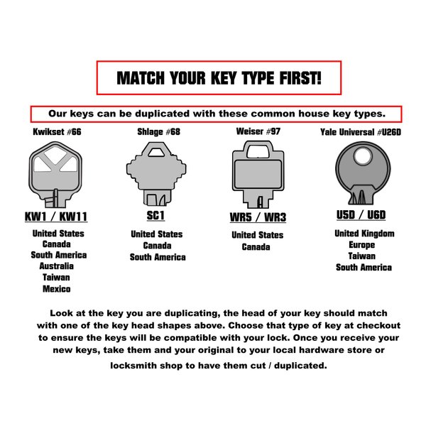 2 Energy Blade Space Weapon Shaped Space Keys - KW1 KW10