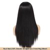 TONGMAY 250% Density Straight HD Lace Front Wigs Human Hair Pre Plucked Bleached Knots 13x4 Transparent Lace Frontal Wig with Baby Hair 100% Virgin Human Hair Wigs for Women (Natural Color,20 inch)