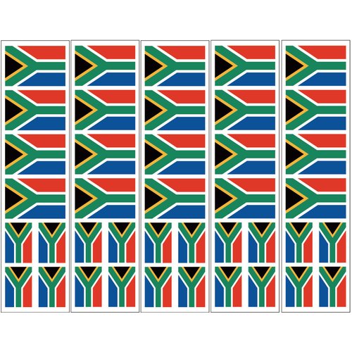 40 Tattoos: South Africa Flag, S. African Party Favors