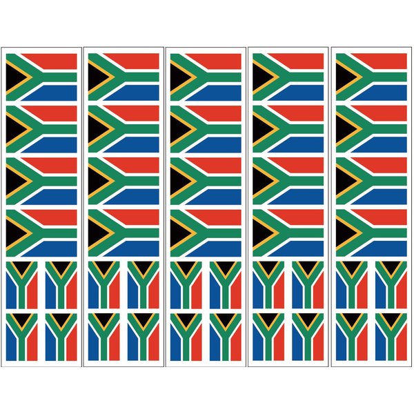 40 Tattoos: South Africa Flag, S. African Party Favors