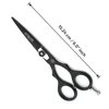 Kutting Edge - Hair Scissors Professional Hair Cutting Scissors Kit Thinning Shears - Hairdressing Scissors Set - Stainless Steel Barber Black Scissors 6.0”