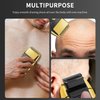 DSP® Bald Shaver for Men Shavers for Men 2 in1 Barber Shaver with Precision Trimmer 3-Speed Electric Razor with LED Digital Display Stainless Steel (Gold)