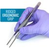 MABIS Surgical Tweezers and Dressing Forceps, 5.5 inches long, Serrated, Stainless Steel