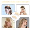 2Pcs Charming Bump It Up Volume Inserts Hair Comb, Do Beehive Hair Style Tool Hair Comb, Do Beehive Hair Base Styling Accessories for Women Lady Girl (Beige)