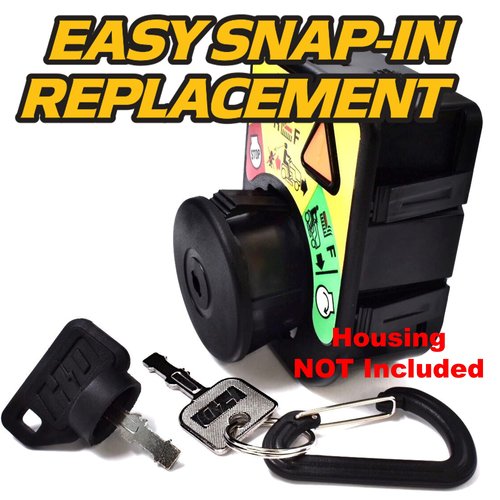 HD Switch Starter Ignition Key Switch Rebuild OEM Upgrade for Cub Cadet XT1-LT42 LT46 LT50 LT54 GT50 GT54 ST54, XT2-LX42 LX46 LX50 LX54 GX54, XT3-GS GSE GSX Lawn Tractor Riding Mower w/2 Keys