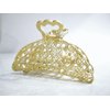 Generic Gold butterfly mesh metal hair claw clip jaw clip