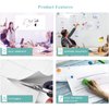 Warasee Magnetic Dry Erase Whiteboard Paper, 16" x 24" Self Adhesive Whiteboard for Wall, Easy to Write and Clean Dry Erase Board for Kids, Office, Home, with Marker, Magnetic Eraser and Magnets