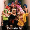 YOUNIGA Purple Bob Wig With Bangs 12 Inch Short Synthetic Fiber Bob Wigs for Women Short Bob Wigs and Halloween Cosplay Bob Wig With One Cap (Purple)