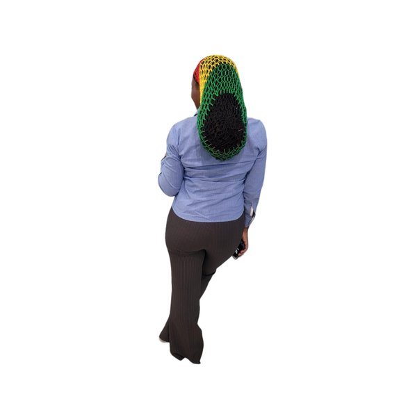 FIREBUNs Hair Net Nets Crochet Rasta Dreads Big Hair Long French Mesh Fish Net Rasta XL