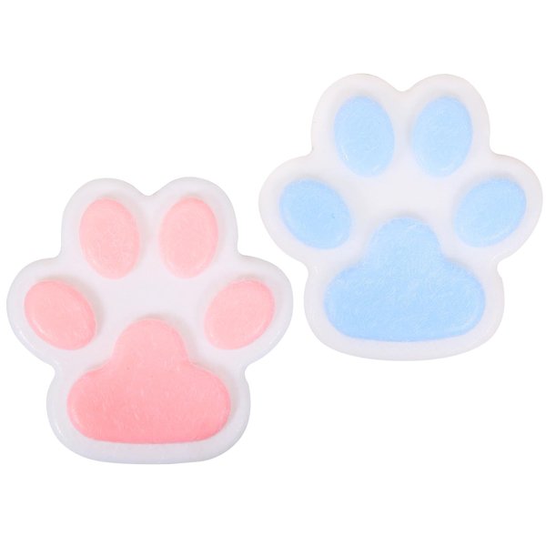 2pcs 5.5in taba Squishy Big Cat Paw Squishy FuFu Squishy Cute Adorable Soft Silicone Squeeze Toy for Stress Relief Kawaii Squishies PVC Sensory Toys,OPP Packaging Gifts for Kids Teenage